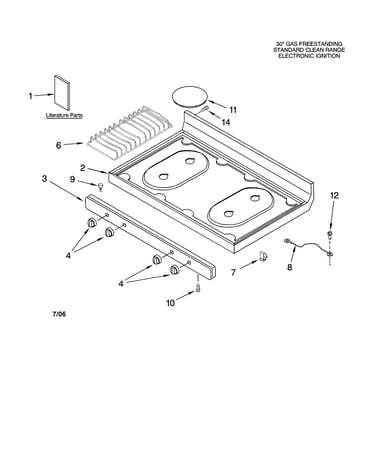 Cooktop parts