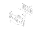 Whirlpool SF114PXST0 backguard parts diagram
