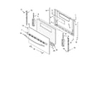 Whirlpool SF114PXST0 door parts, optional parts diagram