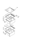 Refrigerator shelf parts