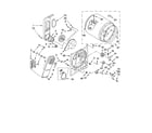 Whirlpool WED5530SQ0 bulkhead parts, optional parts (not included) diagram