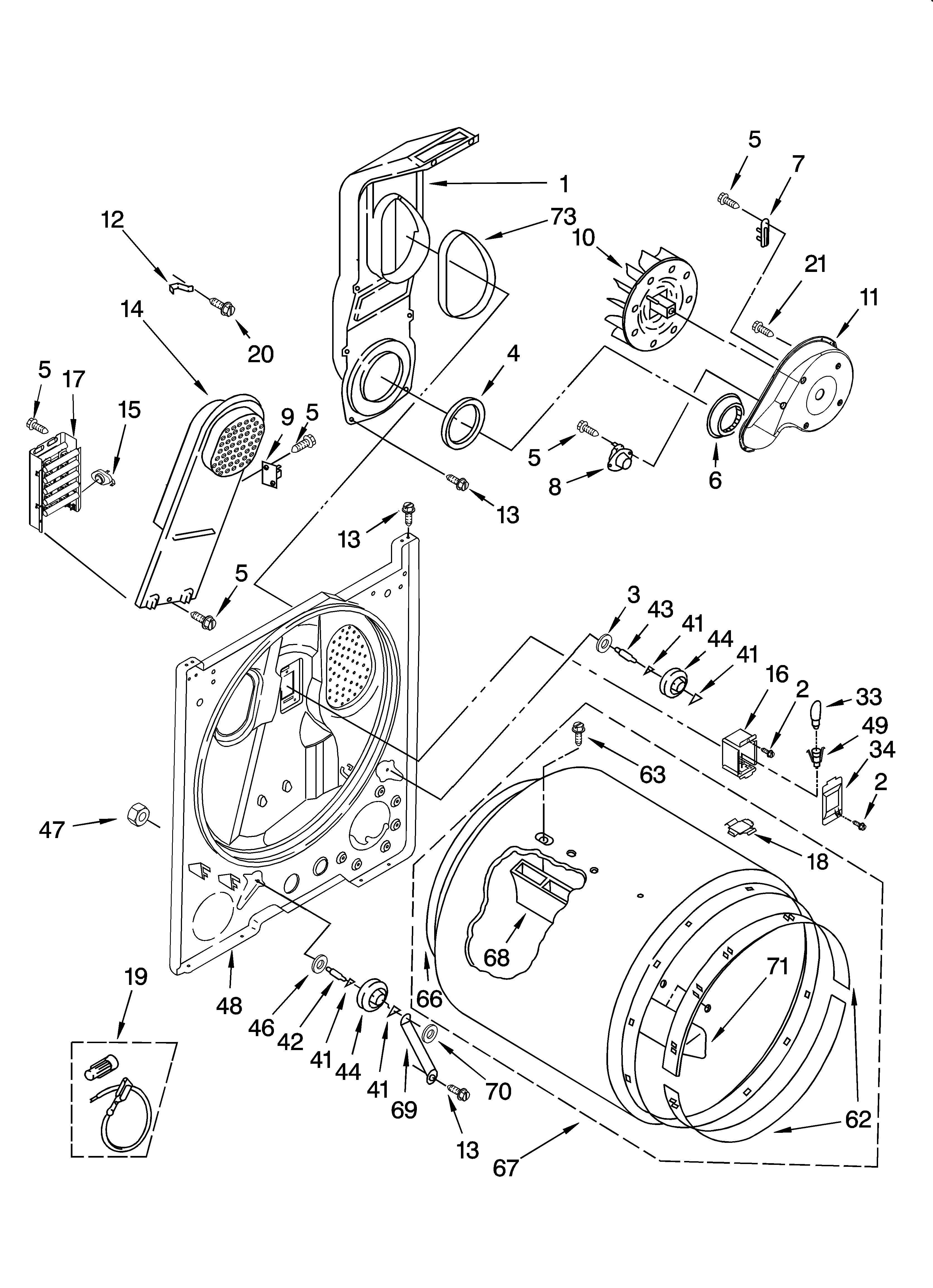 Bulkhead parts, optional parts (not included)