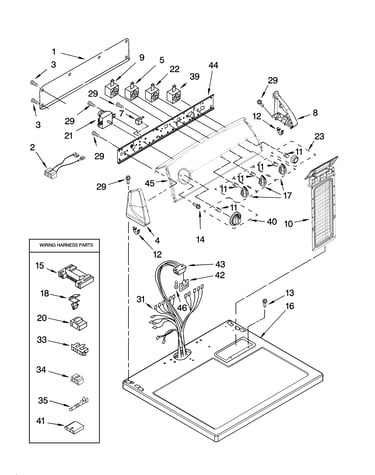Top and console parts