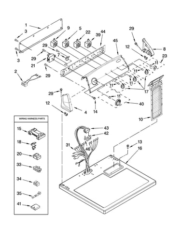 Top and console parts