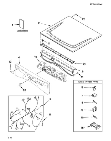 Top and console parts