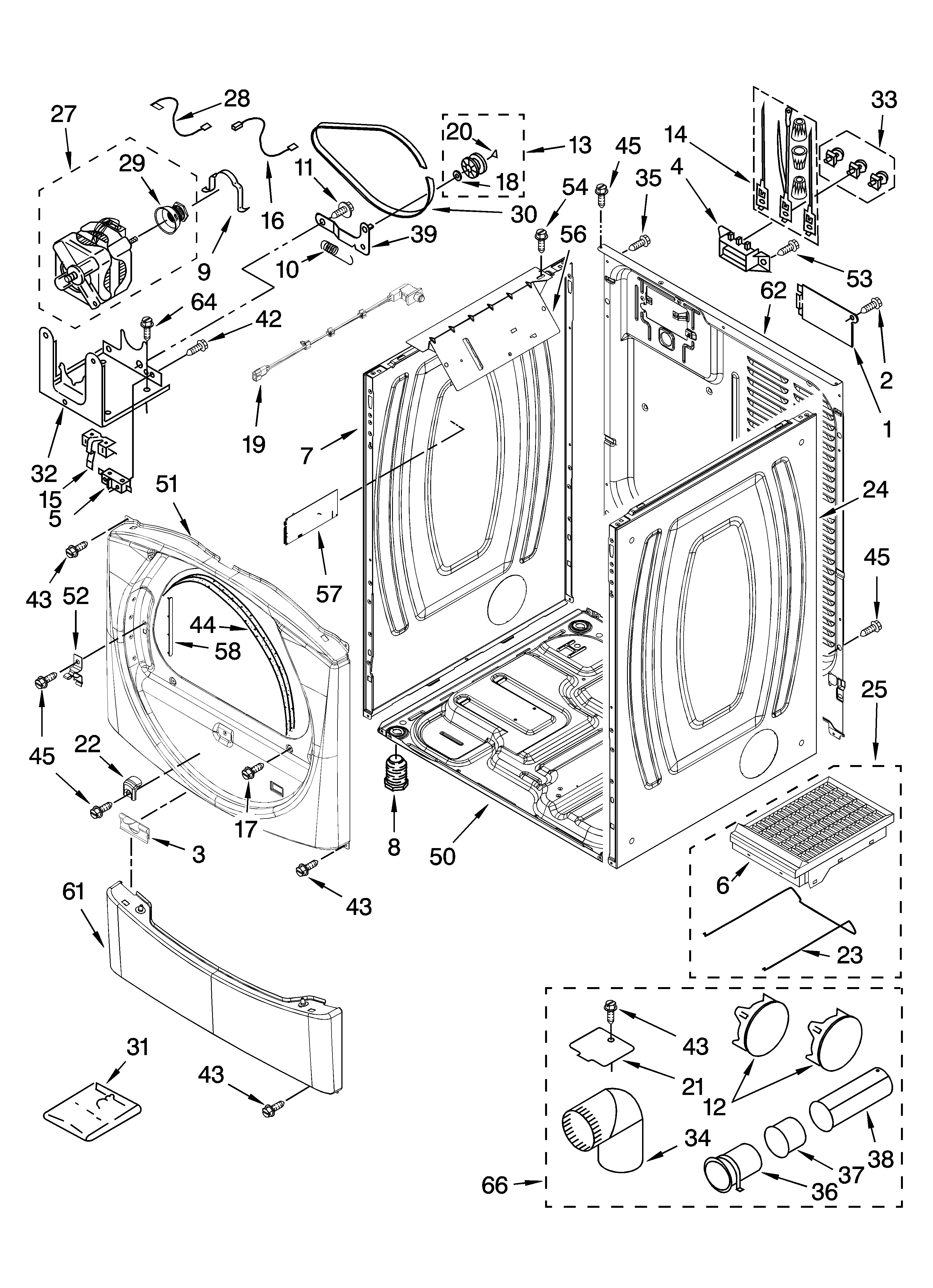 Cabinet parts