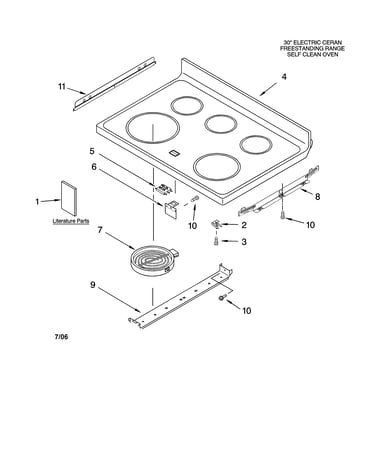 Cooktop parts