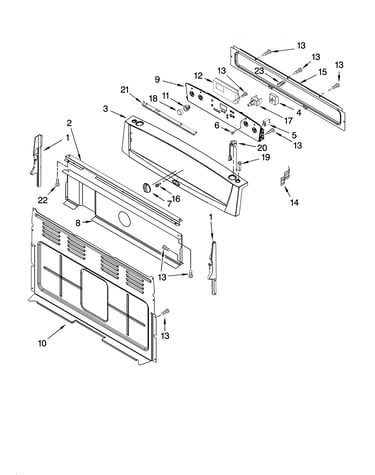 Control panel parts