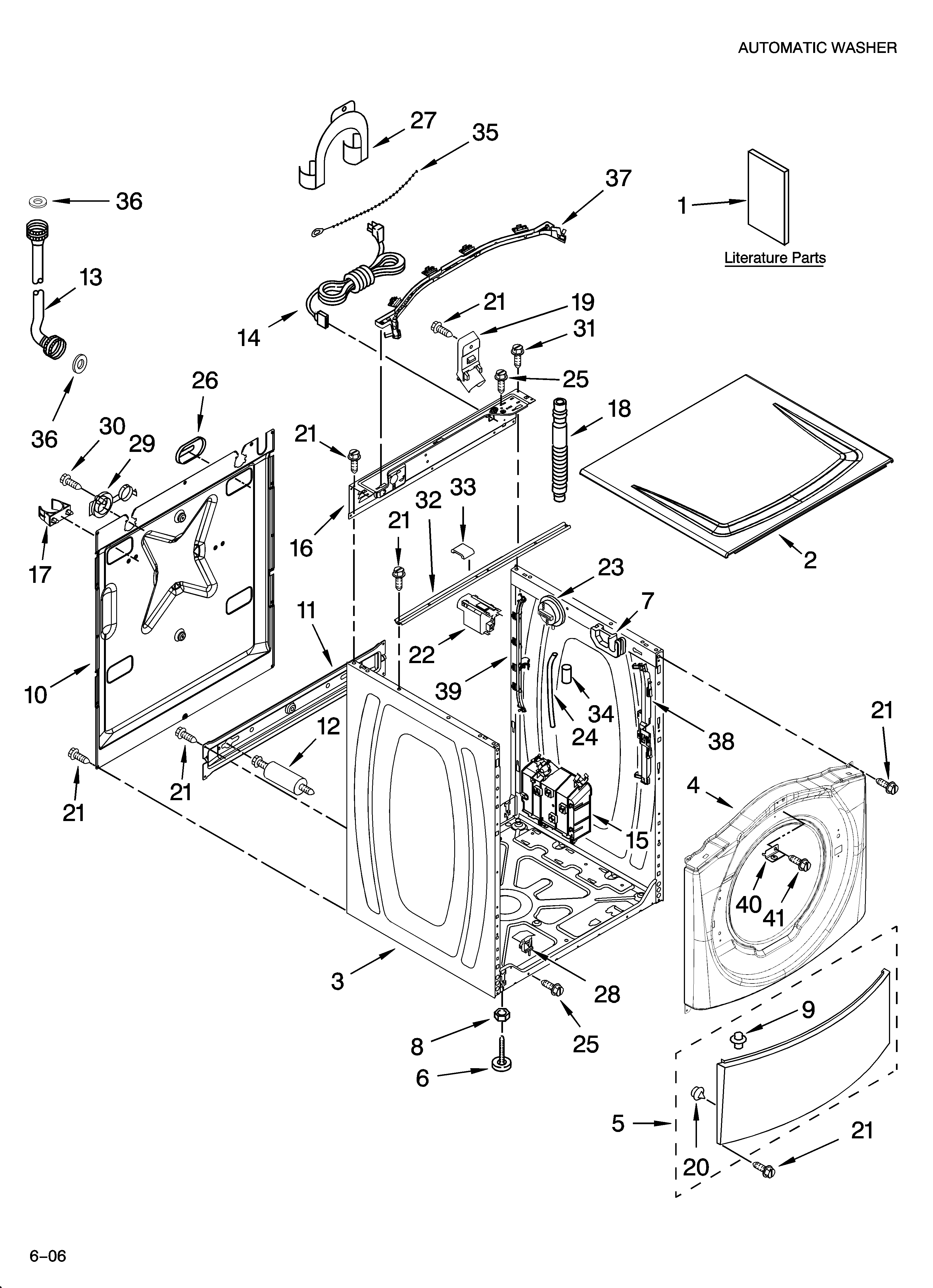 Top and cabinet parts