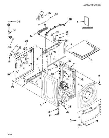 Top and cabinet parts