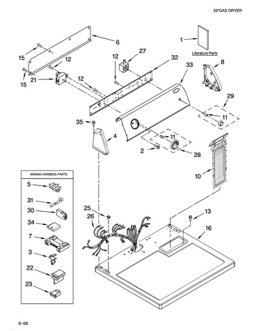 Top and console parts