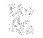 Whirlpool WGD5310SQ0 bulkhead parts diagram