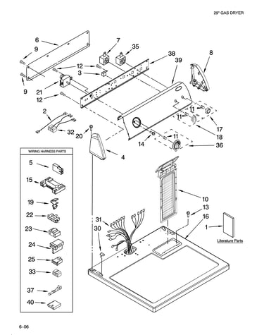 Top and console parts