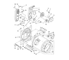 Whirlpool WGD5550ST0 bulkhead parts diagram