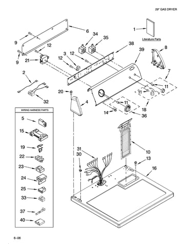 Top and console parts