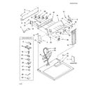 Whirlpool WGD5800SG0 top and console parts diagram