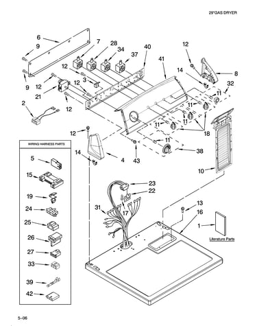 Top and console parts
