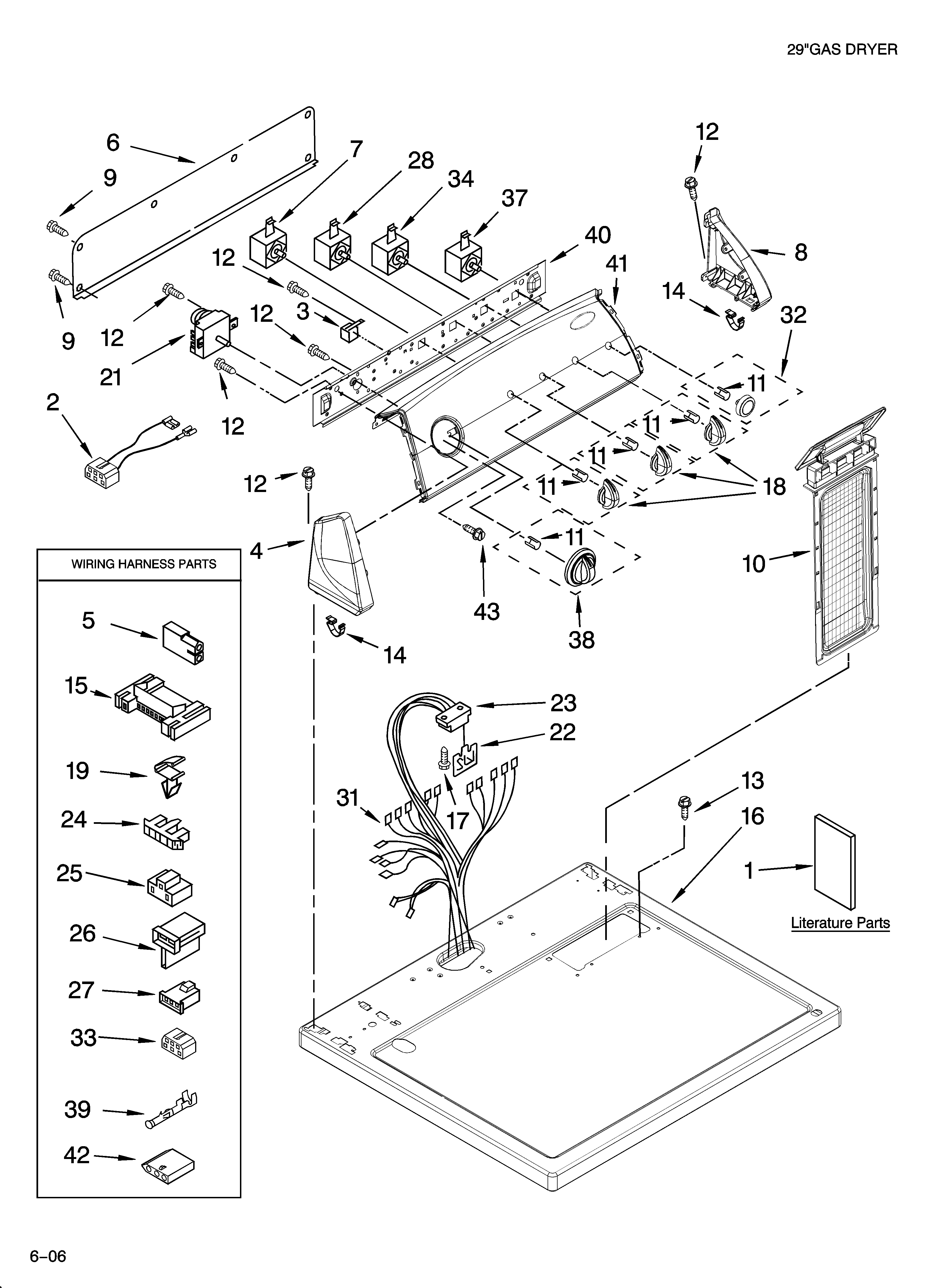 Top and console parts