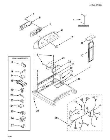 Top and console parts