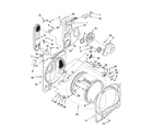 Whirlpool WGD6400SW0 bulkhead parts diagram