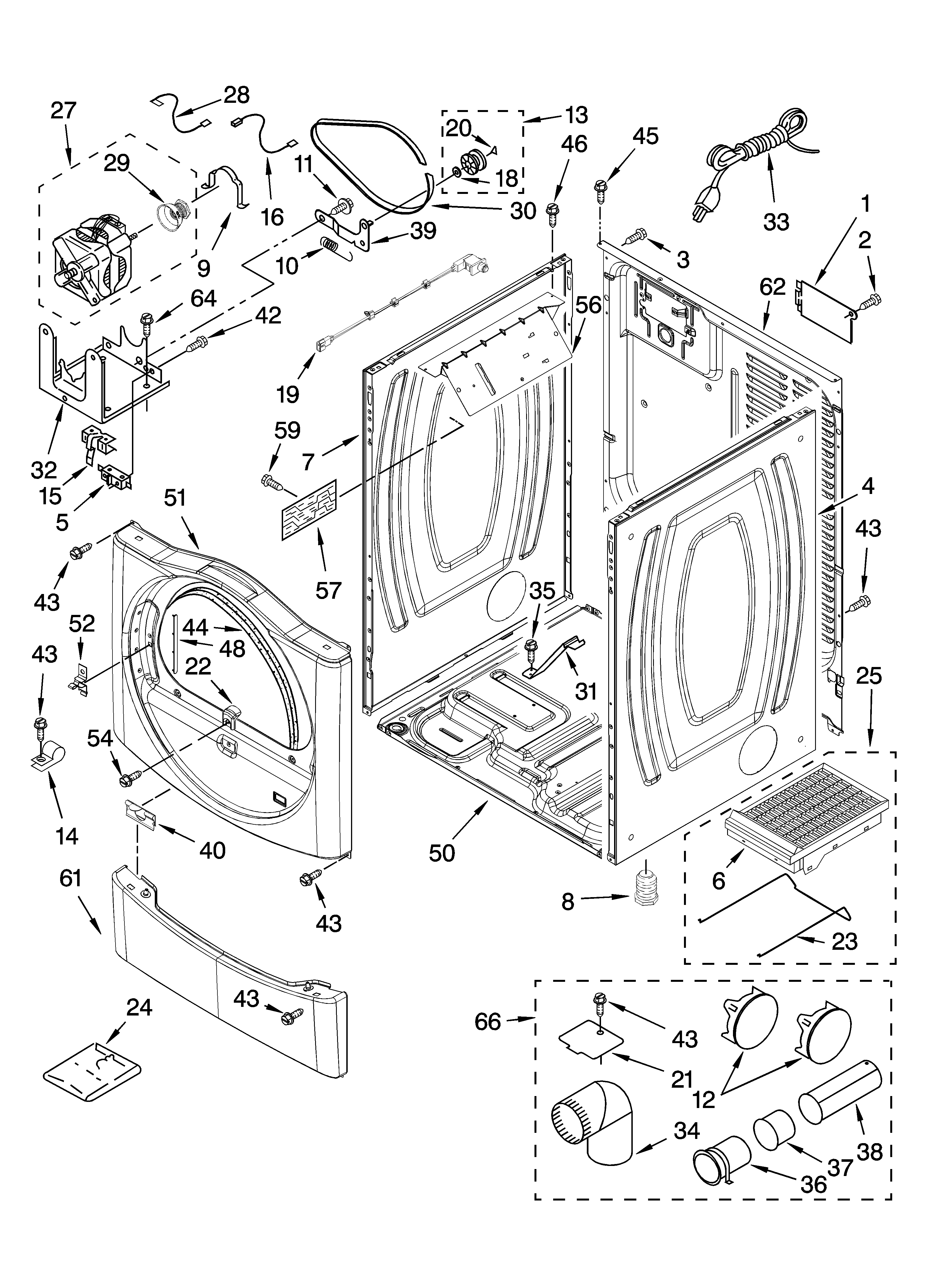 Cabinet parts