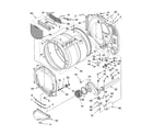 Whirlpool WGD8410SW0 bulkhead parts diagram