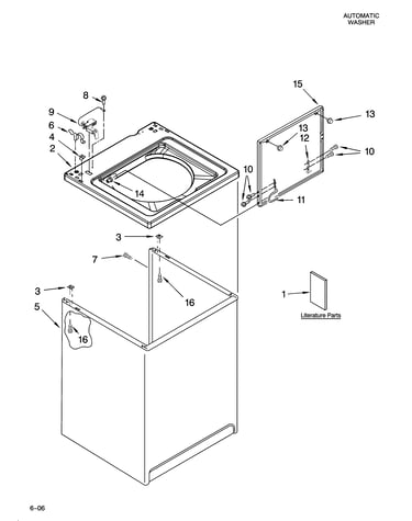Top and cabinet parts