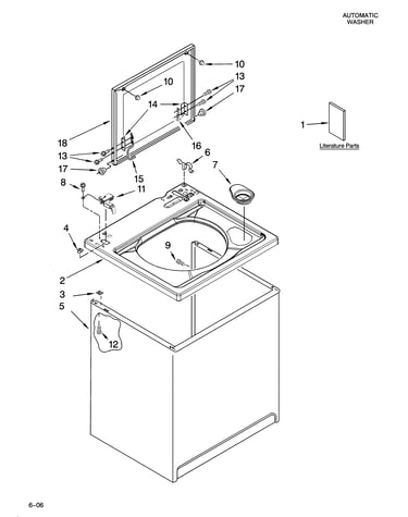Top and cabinet parts
