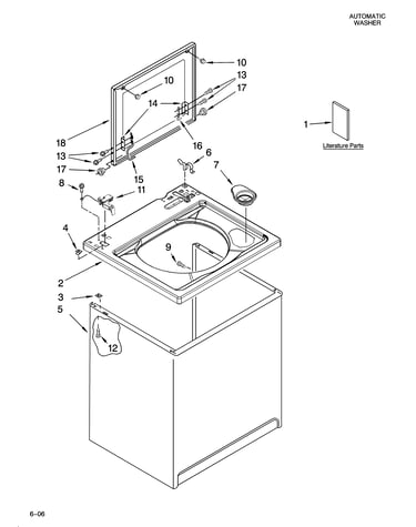 Top and cabinet parts