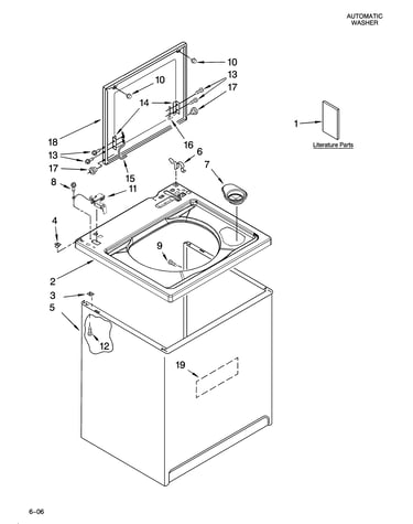 Top and cabinet parts