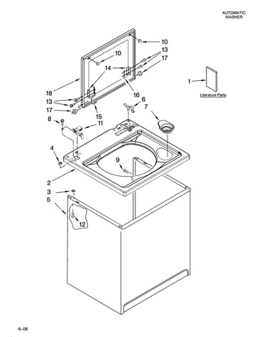 Top and cabinet parts