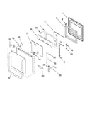 Oven door parts