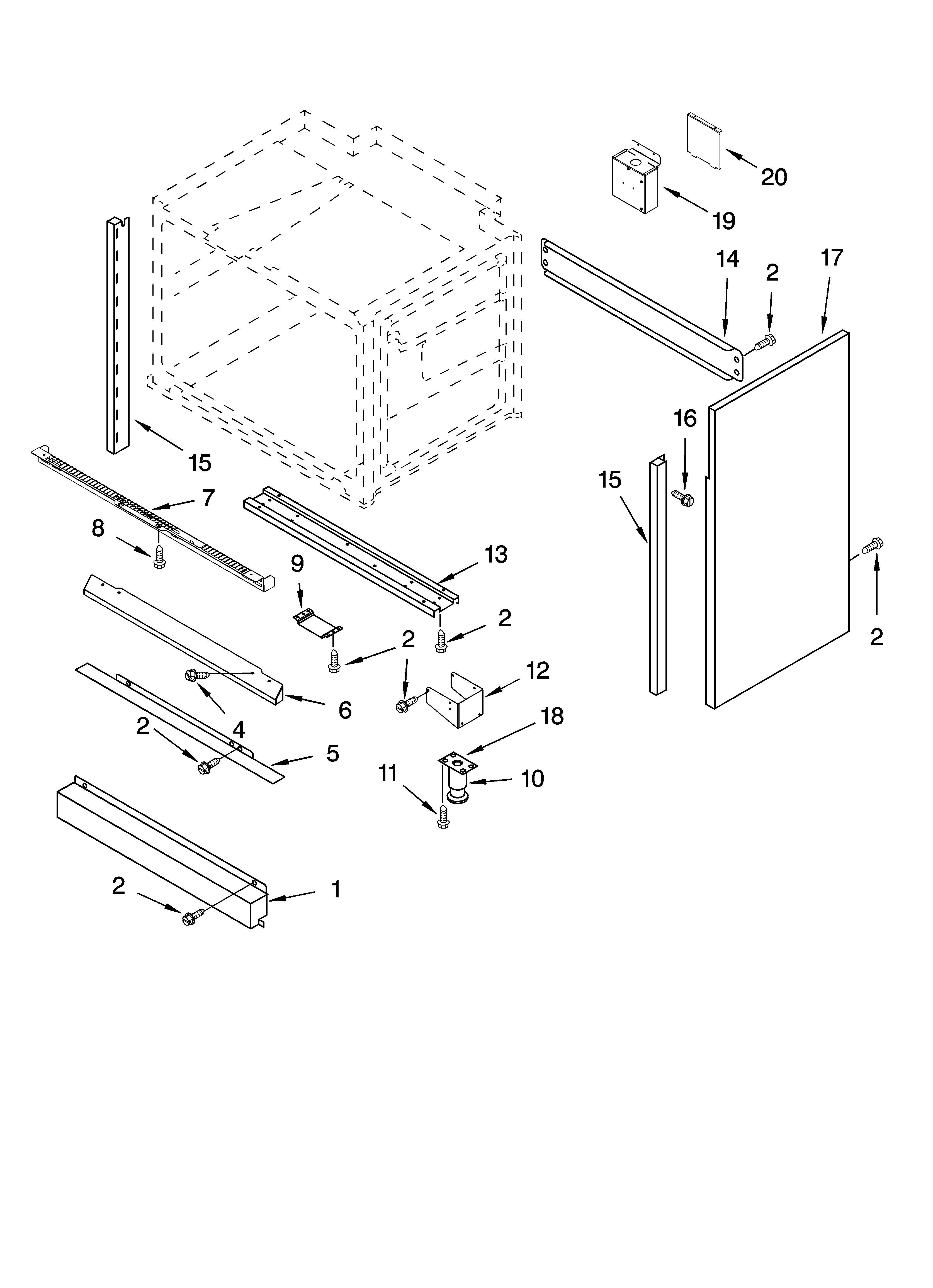 Chassis parts, optional parts