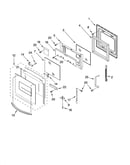 Oven door parts
