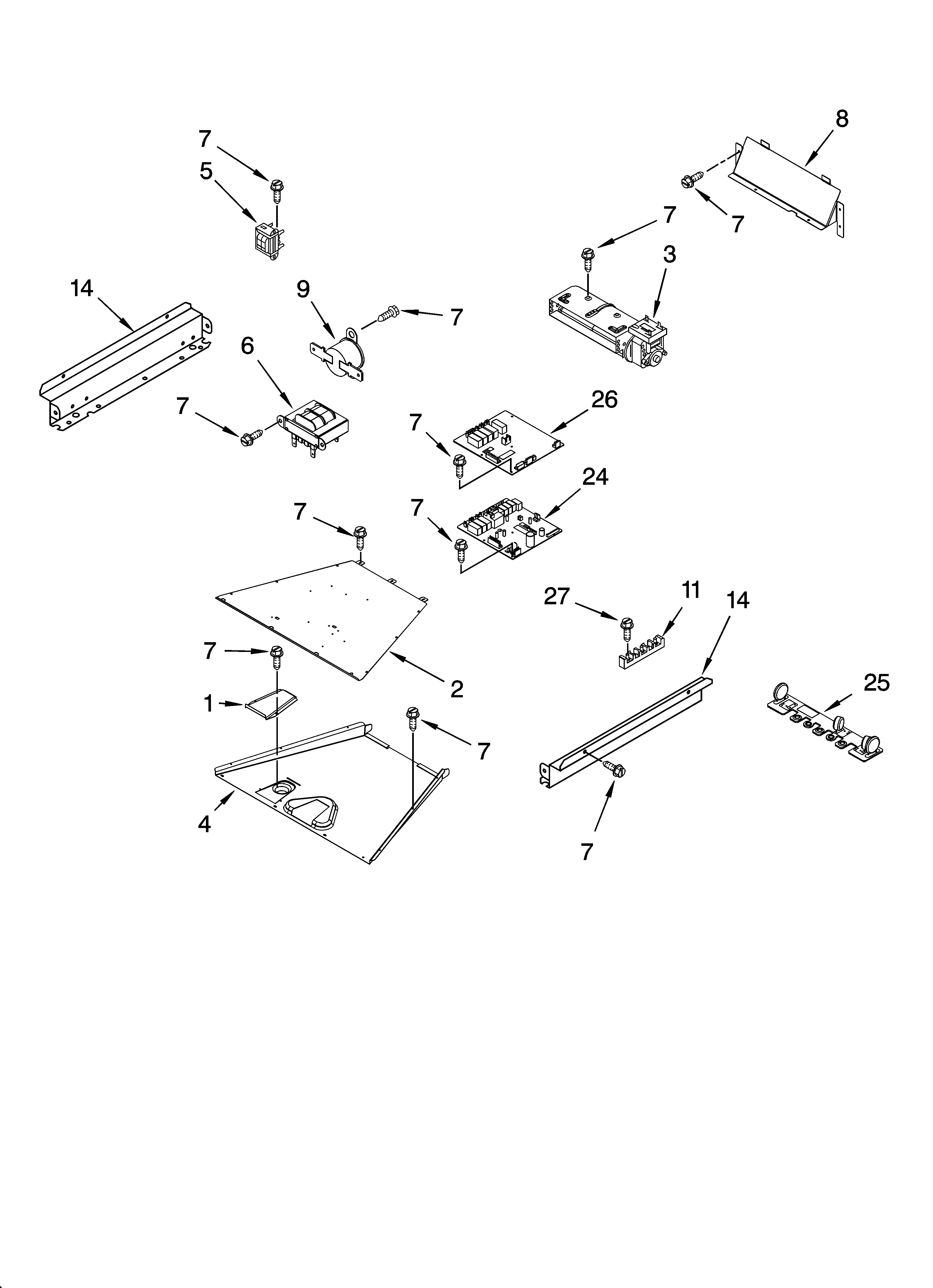 Top venting parts