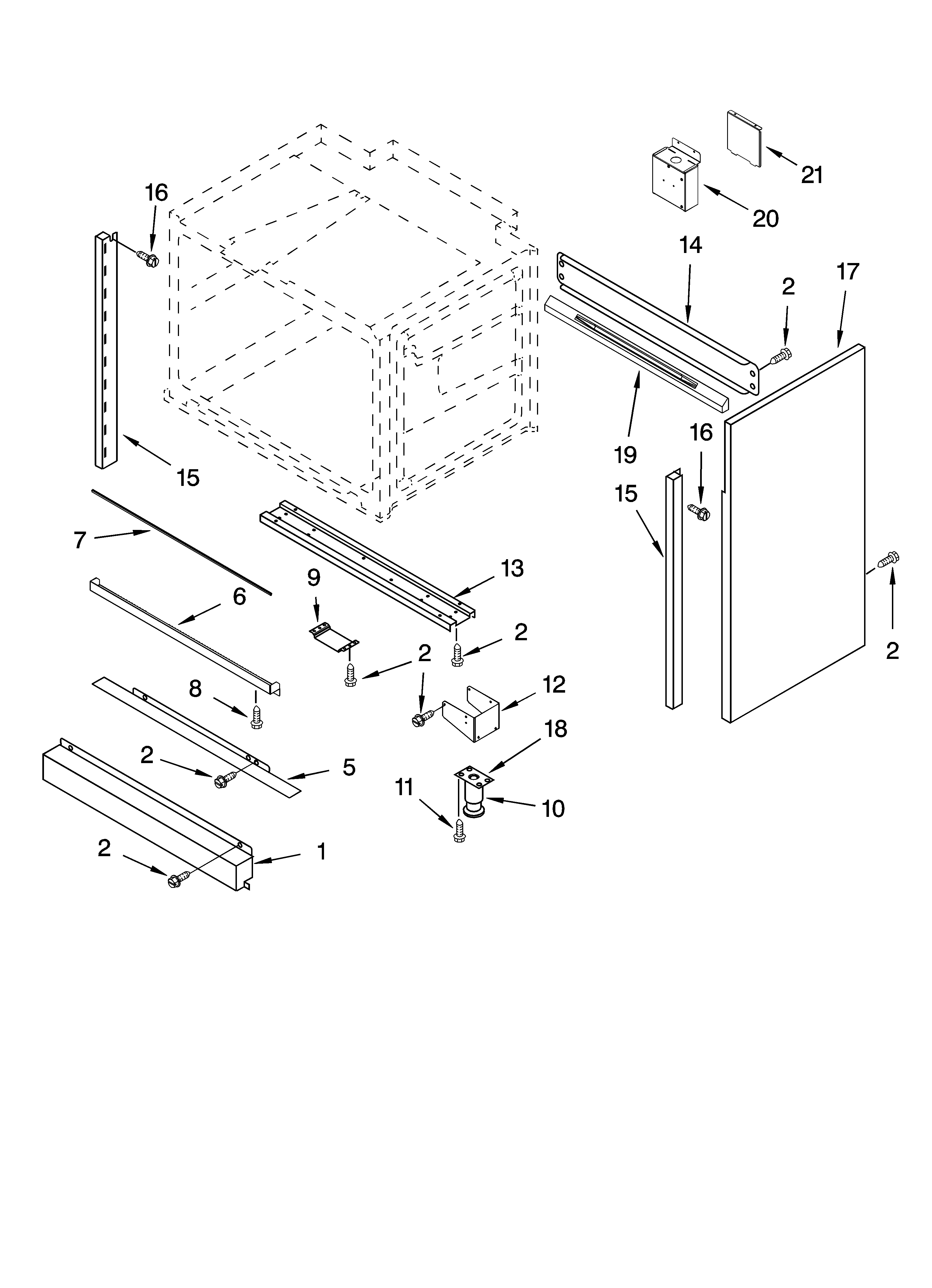 Chassis parts, optional parts