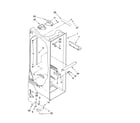 Whirlpool 6ED2FHKXKQ05 refrigerator liner parts diagram