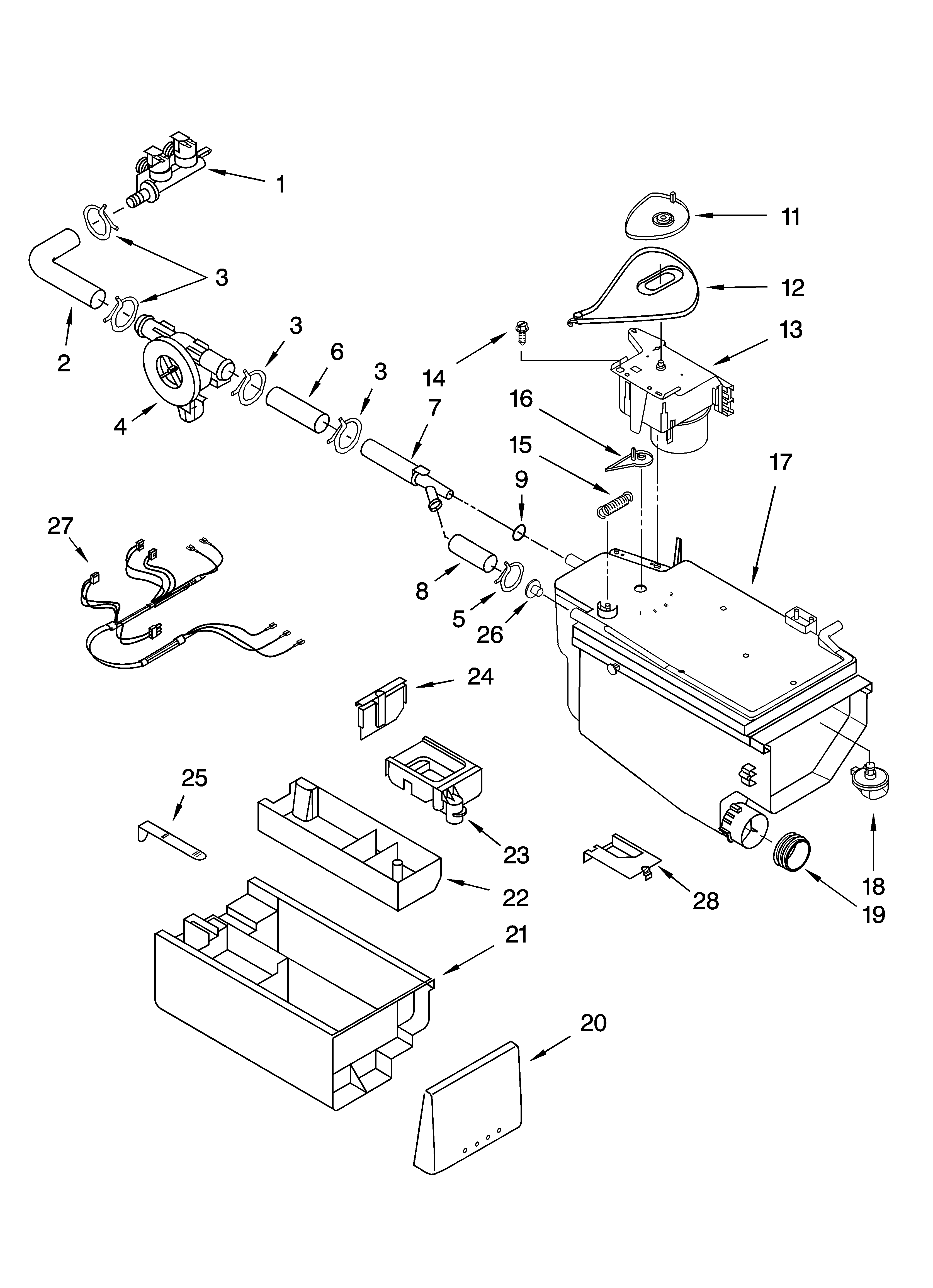 DISPENSER PARTS