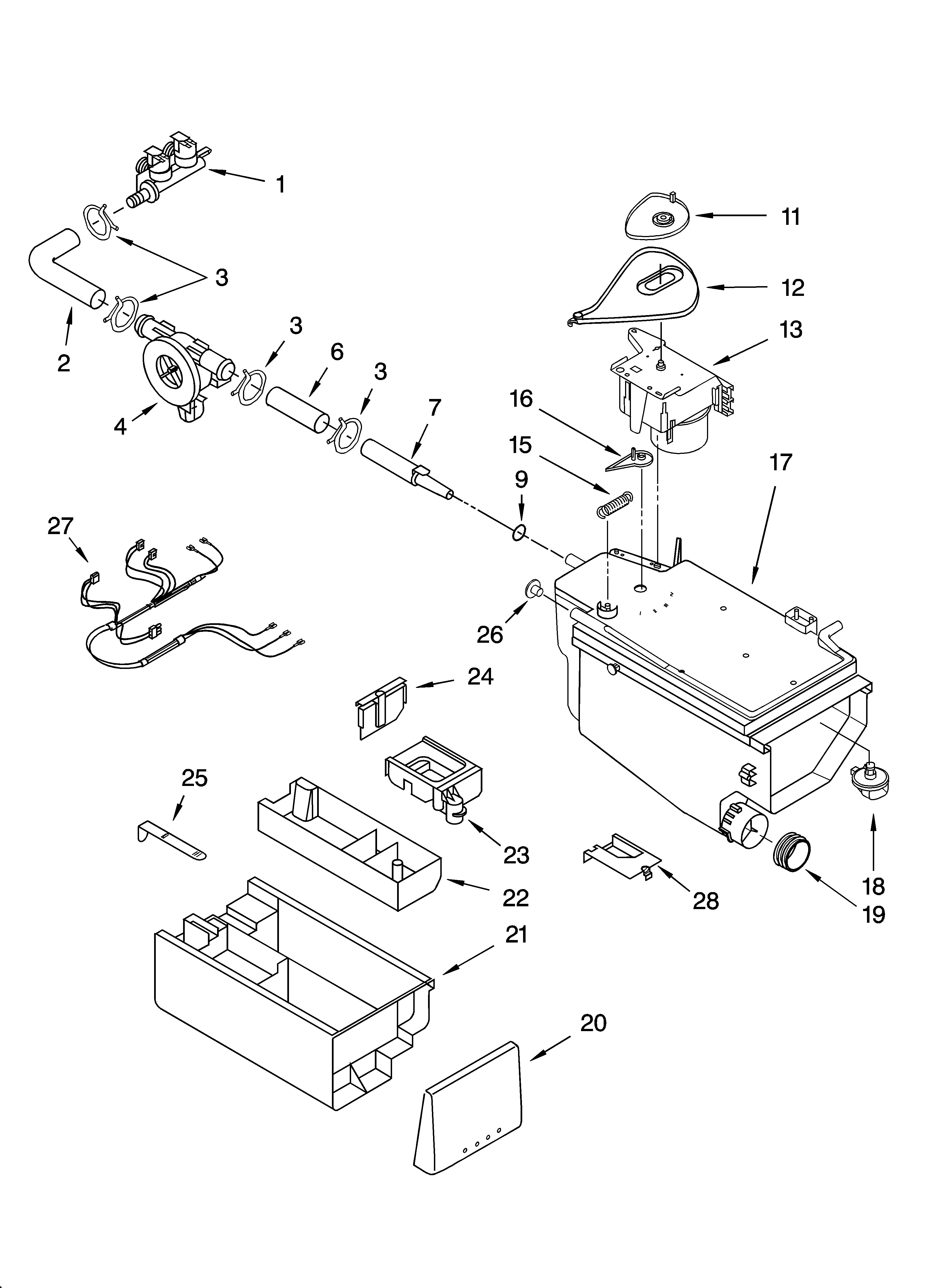 DISPENSER PARTS