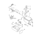 Whirlpool 7MGHW9150PW1 dispenser parts diagram