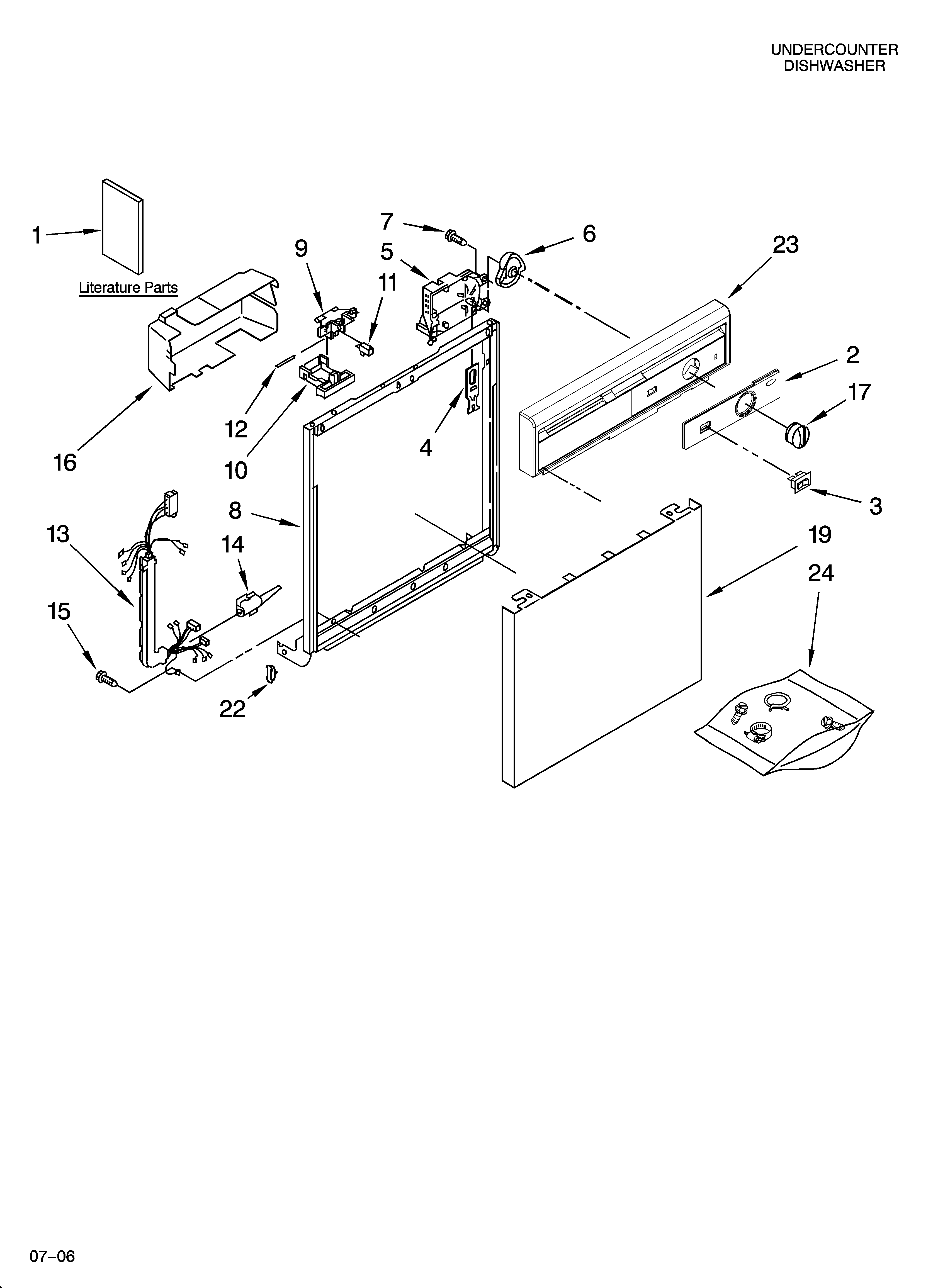 Frame and console parts