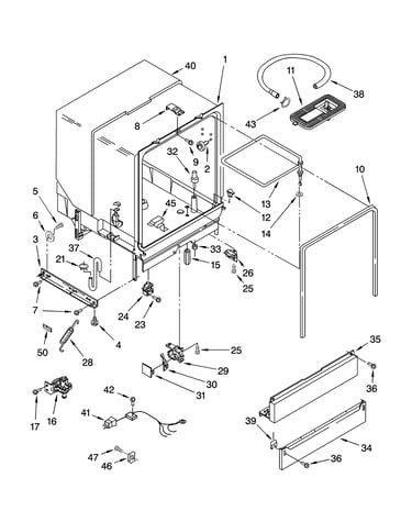 Tub assembly parts