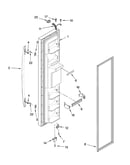 Freezer door parts