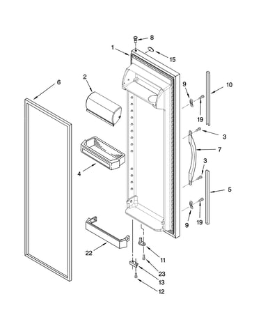 Refrigerator door parts