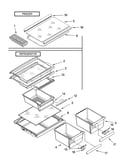 Shelf parts, optional parts (not included)