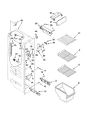 Freezer liner parts