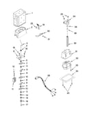Motor and ice container parts