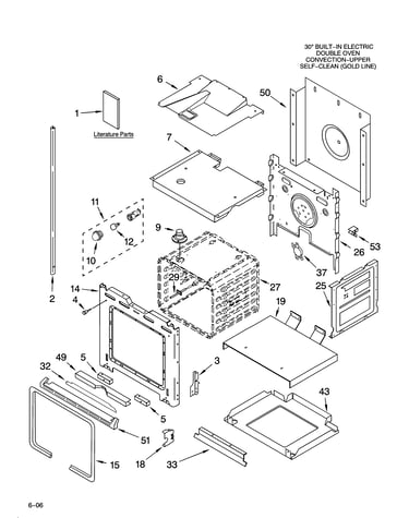 Lower oven parts