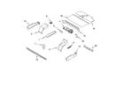 Whirlpool GBD307PRS00 top venting parts, optional parts diagram