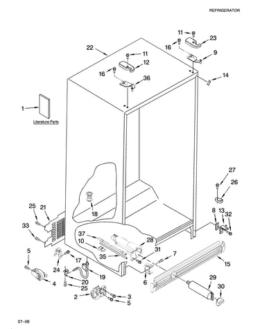 Cabinet parts